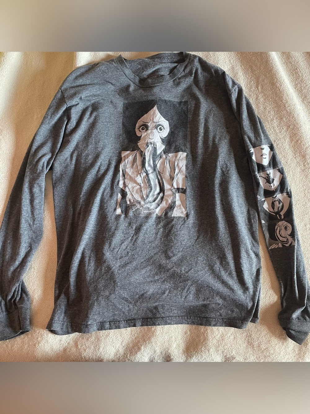 junji ito slug girl sweater